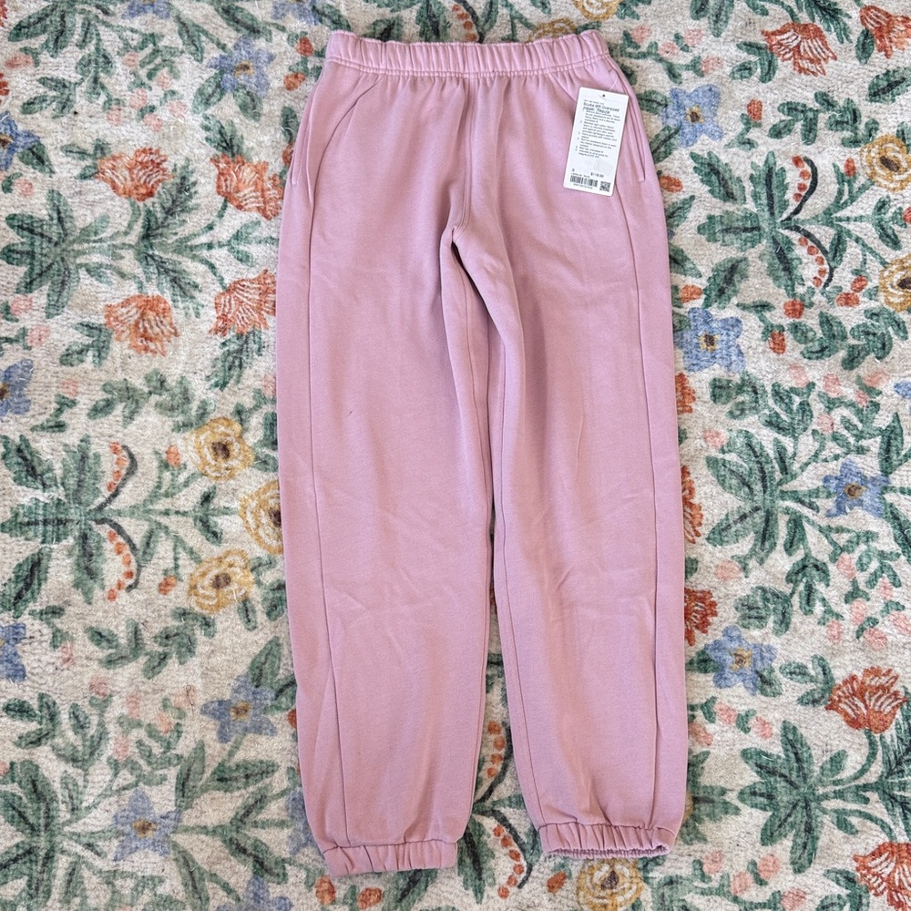 Lululemon Scuba Pink Haze Sweat Pants Sz S
